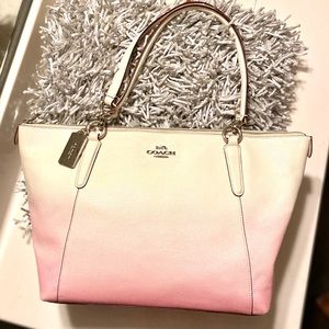 Coach pink ombré Ava tote